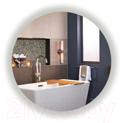 Зеркало Emze Led Motion D90 / LED.90.90.MOTION.4K (c подсветкой бесконтактное включение)