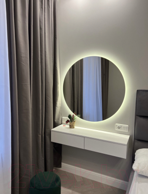 Зеркало Emze Led Motion D90 / LED.90.90.MOTION.4K (c подсветкой бесконтактное включение)