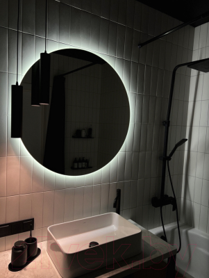 Зеркало Emze Led Motion D90 / LED.90.90.MOTION.4K (c подсветкой бесконтактное включение)