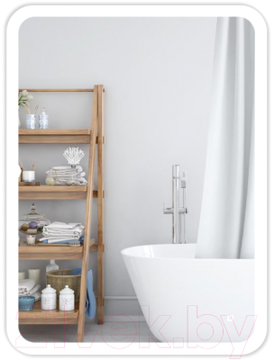 Зеркало Emze Led Front Smart 60x80 / LED.FRONT.60.80.4K (с фронтальное подсветкой) - фото