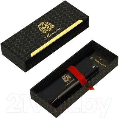 Ручка шариковая Manzoni Panteon / MAPB-BB