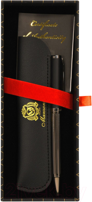 Ручка шариковая Manzoni Panteon / MAPB-BB