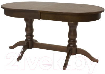 Обеденный стол Импэкс Leset Каролина 1Р Т19 (орех шоколадный) - фото