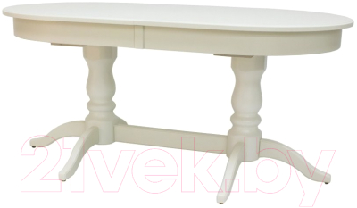 Обеденный стол Импэкс Leset Каролина 1Р 1013 (слоновая кость) - фото