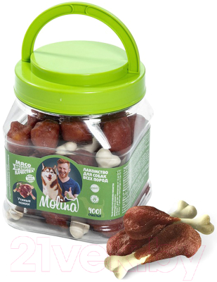 Лакомство для собак Molina Утиные ножки / 7667