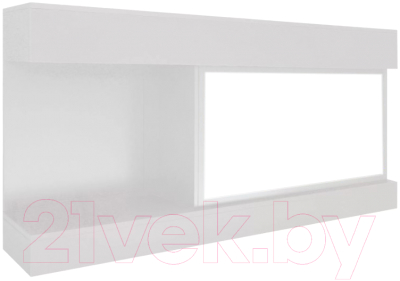 Портал для камина Смолком Optima V42 (бьянко белый) - фото