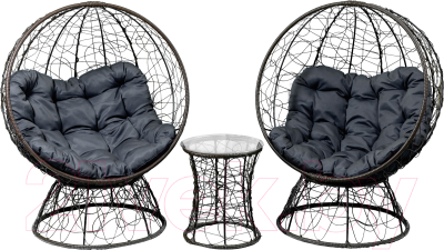 Комплект садовой мебели Garden Story Николетта / CN450-MT/CN350-MT (синий) - фото