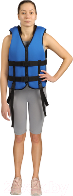 Страховочный жилет Спортивные мастерские Нептун / SM-414 (р-р 40-44, синий)