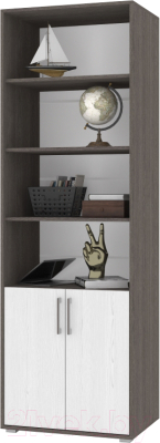 Стеллаж Modern Оливия О21 (анкор темный/анкор светлый) - фото