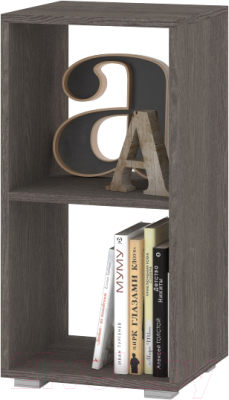 Стеллаж Modern Оливия О52 (анкор темный/анкор светлый) - фото