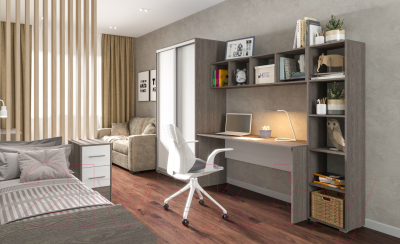 Стеллаж Modern Оливия О55 (анкор темный/анкор светлый)