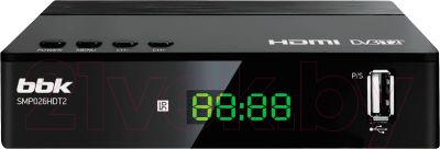 Тюнер цифрового телевидения BBK SMP026HDT2 - фото