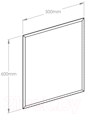Зеркало Merida С фаской 50x60 LU4