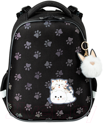 Школьный рюкзак Brauberg Luminous. Paws / 271366