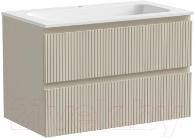 Тумба под умывальник Sancos Snob T / SNT80CE (бежевый) - фото