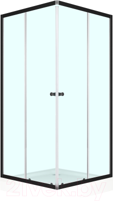 Душевой уголок Domani-Spa Delight Cube Grapfite / DS0405Cb99L0M00-Gt (сатин/матированное стекло) - фото