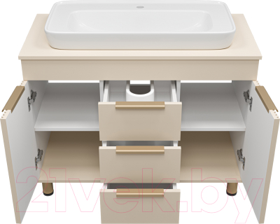 Тумба под умывальник Brevita Enfida 100 / ENF-06100-0343Я