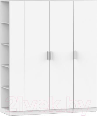 Шкаф Интермебель Марсель-24 / МР 01-24 (белый премиум) - фото