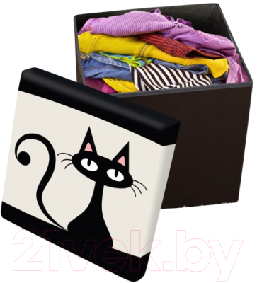 Пуф Волшебная страна Кот складной / 008467 - фото