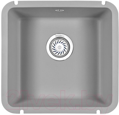 Мойка кухонная GRANULA GR-3801 (алюминиум) - фото