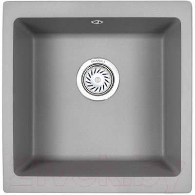 Мойка кухонная GRANULA GR-4451 (алюминиум) - фото