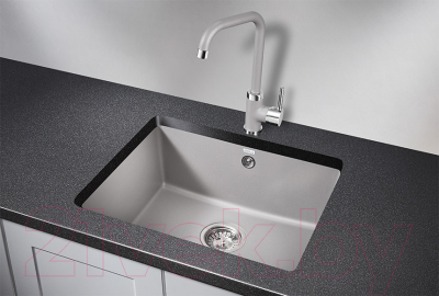 Мойка кухонная GRANULA GR-5551 (алюминиум)