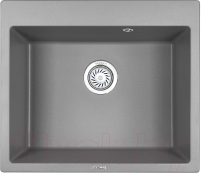 Мойка кухонная GRANULA GR-6001 (алюминиум) - фото