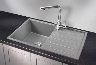 Мойка кухонная GRANULA GR-8002 (алюминиум)
