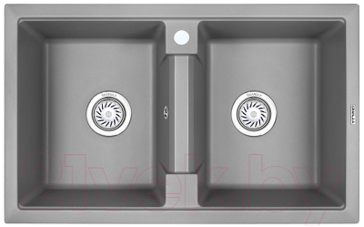 Мойка кухонная GRANULA GR-8101 (алюминиум) - фото