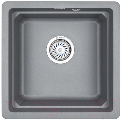 Мойка кухонная GRANULA KS-4501 (алюминиум) - фото