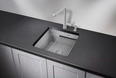 Мойка кухонная GRANULA KS-4501 (алюминиум)