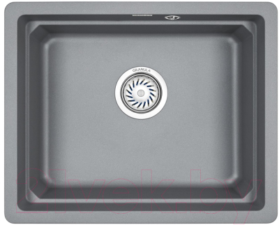 Мойка кухонная GRANULA KS-5501 (алюминиум) - фото