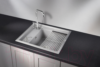 Мойка кухонная GRANULA KS-6004 (алюминиум)