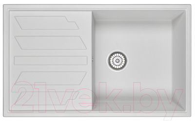 Мойка кухонная GRANULA GR-8601 (арктик) - фото