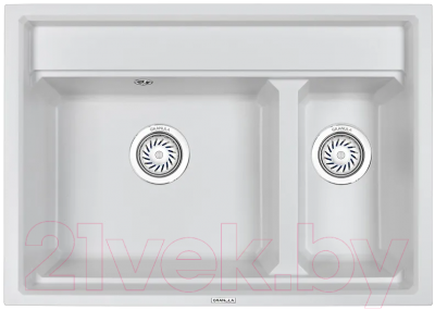 Мойка кухонная GRANULA KS-7302 (арктик) - фото
