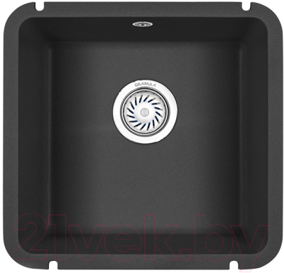 Мойка кухонная GRANULA GR-3801 (черный) - фото