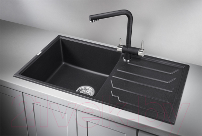 Мойка кухонная GRANULA GR-8601 (черный)