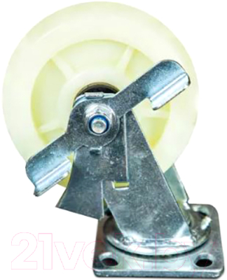 Опора колесная для тележки складской TOR SCdnb 63 150мм с тормозом / 1024224 - фото