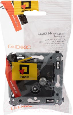 Розетка DKC Avanti TV-FM-SAT / 4412533