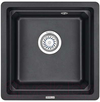 Мойка кухонная GRANULA KS-4501 (черный) - фото