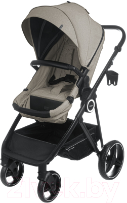 Детская универсальная коляска INDIGO Shuttle (бежевый) - фото