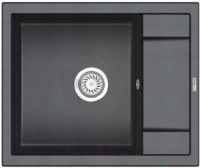Мойка кухонная GRANULA GR-6002 (шварц) - фото