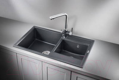 Мойка кухонная GRANULA GR-8201 (шварц)