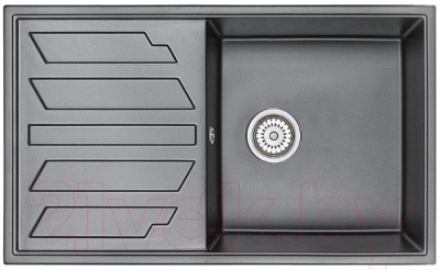 Мойка кухонная GRANULA GR-8601 (шварц) - фото
