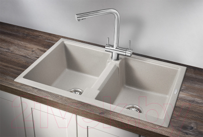 Мойка кухонная GRANULA GR-8101 (базальт)