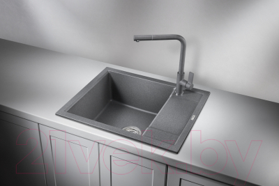 Мойка кухонная GRANULA GR-6002 (графит)