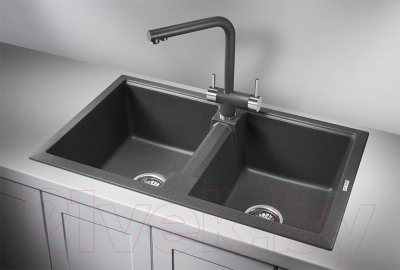 Мойка кухонная GRANULA GR-8101 (графит)