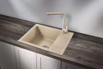Мойка кухонная GRANULA GR-6002 (песочный)