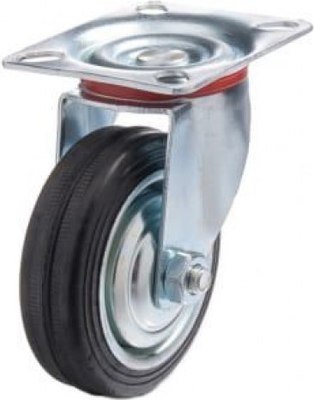Колесо для тележки складской TOR Поворотное SC 42 100мм (Y) / 1022083 - фото
