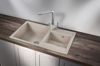 Мойка кухонная GRANULA GR-8201 (пирит)